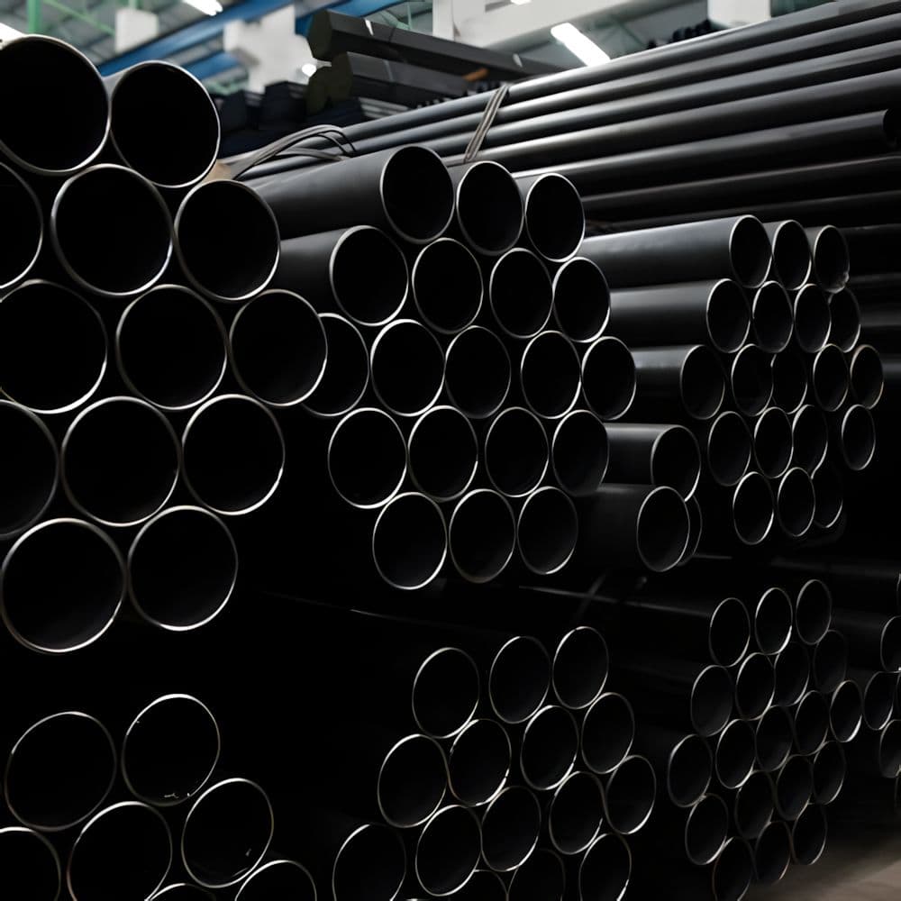 Tuberías de acero al carbón, fabricadas con precisión para garantizar la resistencia y durabilidad en proyectos industriales.